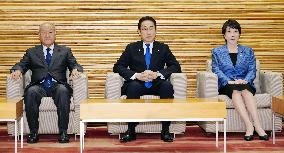 Japan's PM Kishida attends Cabinet meeting