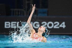 (SP)CHINA-BEIJING-WORLD AQUATICS ARTISTIC SWIMMING-WORLD CUP (CN)