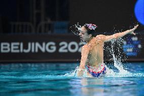 (SP)CHINA-BEIJING-WORLD AQUATICS ARTISTIC SWIMMING-WORLD CUP (CN)