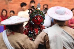 Rudrayanai Devi Naach In Kathmandu, Nepal.