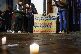 Vigil In Poland For Aid Workers Killed In Gaza