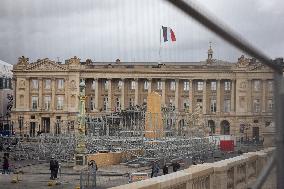 Construction Of The Urban Park La Concorde For The Olympic Games