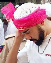 Indian Cricketer Mohammed Siraj Visits Khwaja Moinuddin Chishti Dargah