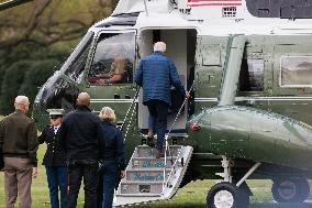 Biden Departs White House For Baltimore