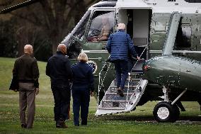 Joe Biden Leaves White House - Washington