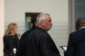 Funeral Of Jean-Yves Le Fur - Paris