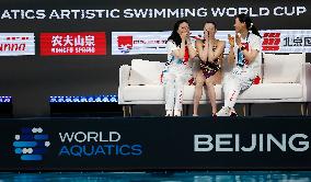 (SP)CHINA-BEIJING-ARTISTIC SWIMMING-WORLD AQUATICS-WORLD CUP-DAY 2 (CN)