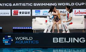 (SP)CHINA-BEIJING-ARTISTIC SWIMMING-WORLD AQUATICS-WORLD CUP-DAY 2 (CN)