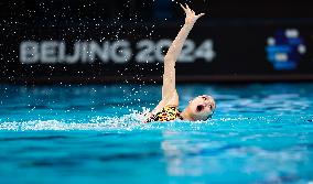 (SP)CHINA-BEIJING-ARTISTIC SWIMMING-WORLD AQUATICS-WORLD CUP-DAY 2 (CN)