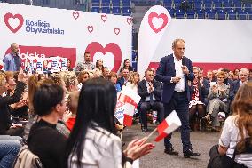 PM Donald Tusk In Krakow, Poland