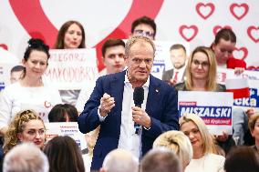 PM Donald Tusk In Krakow, Poland