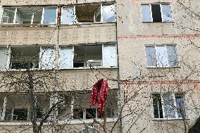Aftermath of Russian attack on Kharkiv on April 6, 2024