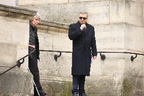 Funeral Of Jean-Yves Le Fur - Paris