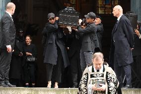 Funeral Of Jean-Yves Le Fur - Paris