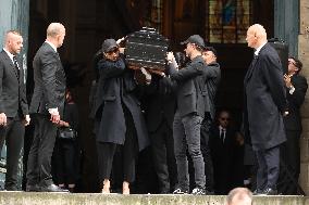 Funeral Of Jean-Yves Le Fur - Paris