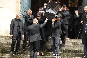 Funeral Of Jean-Yves Le Fur - Paris