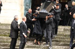 Funeral Of Jean-Yves Le Fur - Paris