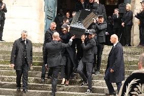 Funeral Of Jean-Yves Le Fur - Paris