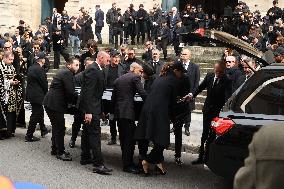 Funeral Of Jean-Yves Le Fur - Paris