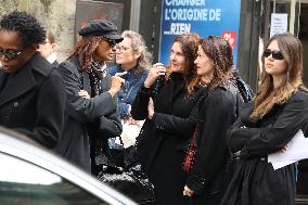 Funeral Of Jean-Yves Le Fur - Paris