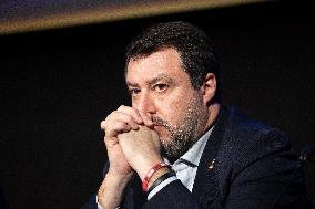 Matteo Salvini Spoke During The Conference "Differentiated Autonomy Of Ordinary Statute Regions"