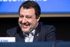 Matteo Salvini Spoke During The Conference "Differentiated Autonomy Of Ordinary Statute Regions"