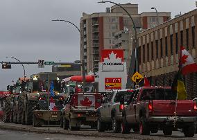 Federal Carbon Tax Protest In Edmonton