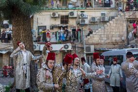 Celebration Of Jewish Holiday Of Purim - Jerusalem