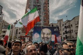 Funeral Of IRGC Members Killed In Syria - Tehran