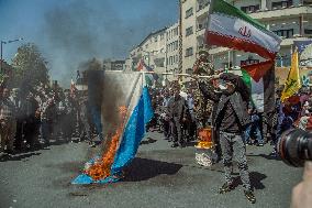 Funeral Of IRGC Members Killed In Syria - Tehran