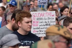 "Solidarity With Israel" Rally In Cologne To Commemorate 6 Months Of Hamas Attack