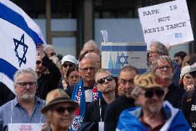 "Solidarity With Israel" Rally In Cologne To Commemorate 6 Months Of Hamas Attack