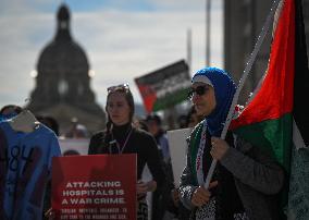 Rally 'Stop Genocide Now' Held In Edmonton