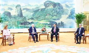 CHINA-BEIJING-XI JINPING-MERIEUX FOUNDATION-PRESIDENT-MEETING (CN)