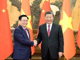 CHINA-BEIJING-XI JINPING-NATIONAL ASSEMBLY OF VIETNAM-CHAIRMAN-MEETING (CN)