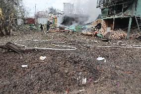 Kharkiv after Russian shelling on April 7, 2024