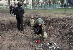 Russians shell Kharkiv
