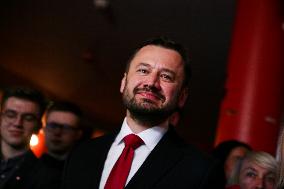 Aleksander Miszalski's Election Evening In Krakow
