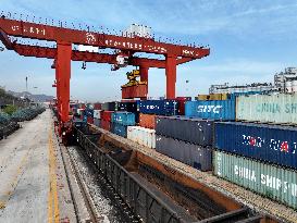 China-Kazakhstan Freight Trains Growth