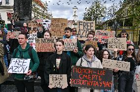 Dont Be Silent! Captivity Kills! rally in Lviv