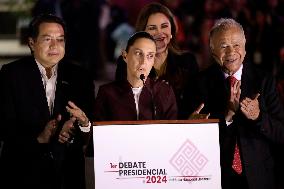 Candidates After First Presidential Debate Ahead  Mexico's Elections