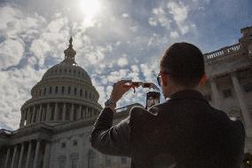 People View Solar Eclipse In DC