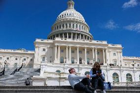 People View Solar Eclipse In DC