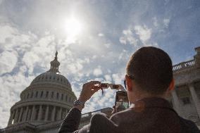 People View Solar Eclipse In DC