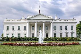 The Northern Side Of The White House In Washington DC