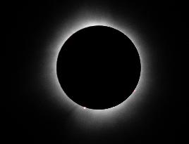 North America Awed By Total Solar Eclipse - Canada