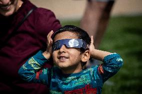 North America Awed By Total Solar Eclipse - Washington