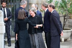 Funeral Mass Of Fernando Gomez-Acebo De Borbon - Madrid