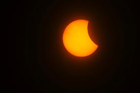 Total Solar Eclipse Observed  In Mazatlan