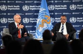SWITZERLAND-GENEVA-WHO CHIEF-HEALTHCARE FACILITIES IN CONFLICTS-PROTECTION